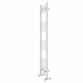 Rinse Curved Bathroom Heated Towel Rail Ladder Radiator White 1400x300mm
