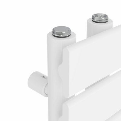Rinse Designer Bathroom Heated Towel Rail Rad Ladder Radiator - 1124 x 500mm White