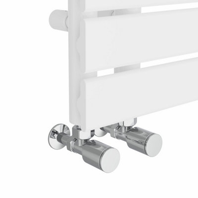 Rinse Designer Bathroom Heated Towel Rail Rad Ladder Radiator - 1124 x 500mm White