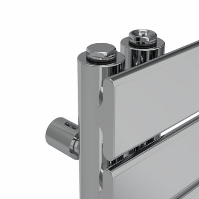 Rinse Designer Heated Towel Rail Bathroom Ladder Radiator Warmer Central Heating Rads Flat Panel Chrome 1800x500mm