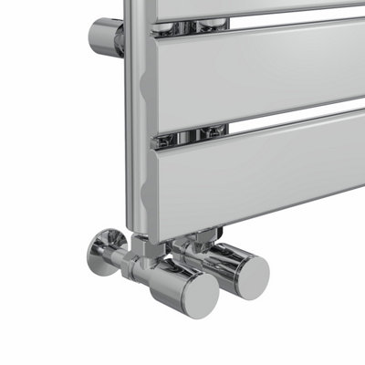 Rinse Designer Heated Towel Rail Bathroom Ladder Radiator Warmer Central Heating Rads Flat Panel Chrome 1800x500mm