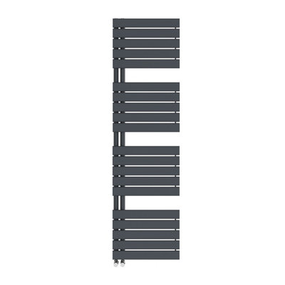 Rinse Designer Heated Towel Rail Bathroom Ladder Radiator Warmer Central Heating Rads Flat Panel Sand Grey 1800x500mm