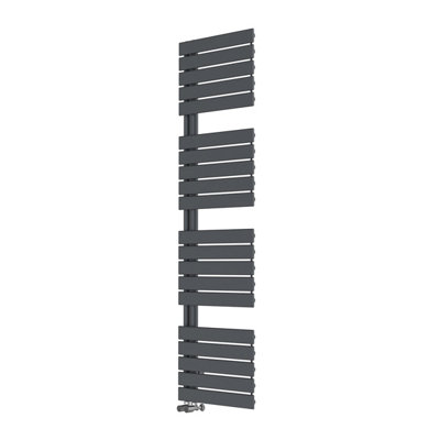 Rinse Designer Heated Towel Rail Bathroom Ladder Radiator Warmer Central Heating Rads Flat Panel Sand Grey 1800x500mm