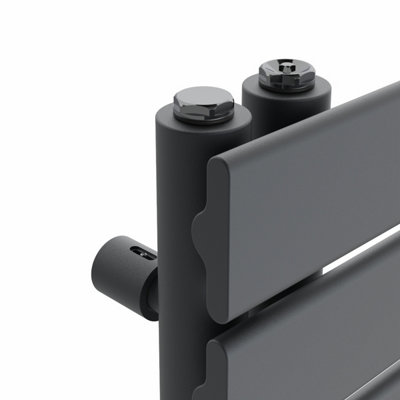 Rinse Designer Heated Towel Rail Bathroom Ladder Radiator Warmer Central Heating Rads Flat Panel Sand Grey 1800x500mm