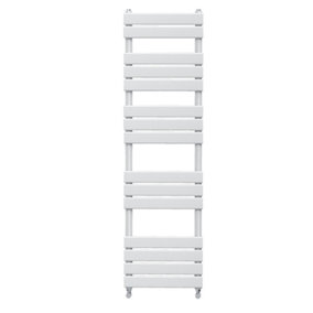 Rinse Flat Panel Bathroom Heated Towel Rail Ladder Radiator Warmer -1600x450mm White