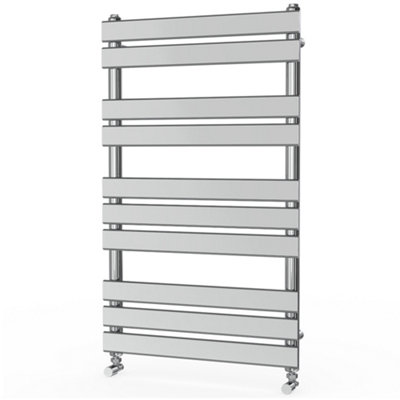 Rinse Flat Panel Chrome Towel Radiator Bathroom Heated Towel Rail 1000x600mm