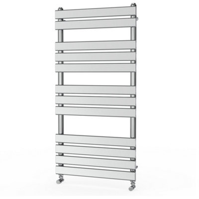 Rinse Flat Panel Chrome Towel Radiator Bathroom Heated Towel Rail ...