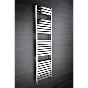 Rinse Flat Panel Chrome Towel Radiator Bathroom Heated Towel Rail 1800x500mm