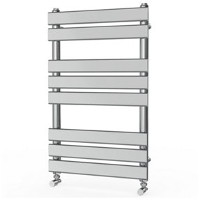 Rinse Flat Panel Chrome Towel Radiator Rads Bathroom Heated Towel Rail 800x500mm