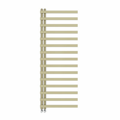 Rinse Minimalist Bathroom Heated Warming Towel Rail Radiator Ladder 1600x600mm Brushed Brass