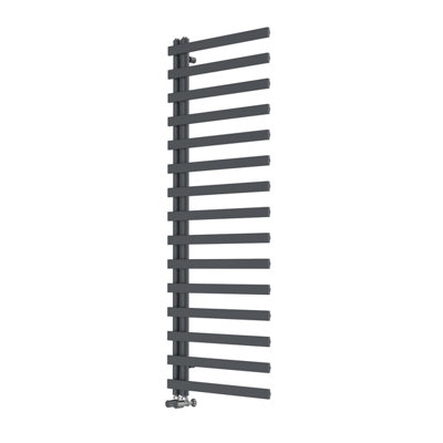 Rinse Minimalist Bathroom Heated Warming Towel Rail Radiator Ladder 1600x600mm Sand Grey