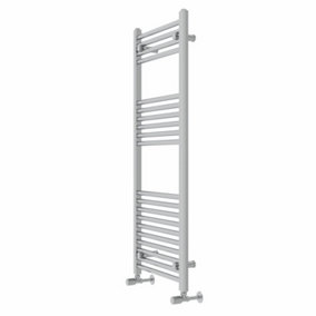 Rinse Modern Bathroom Heated Towel Rail Ladder Radiator 1200x500mm Straight for Bathroom Kitchen Chrome