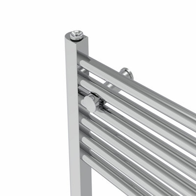 Rinse Modern Bathroom Heated Towel Rail Ladder Radiator 1800x400mm Straight for Bathroom Kitchen Chrome