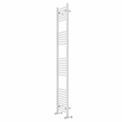 Rinse Modern Bathroom Heated Towel Rail Ladder Radiator 1800x400mm Straight for Bathroom Kitchen White