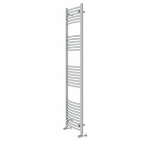 Rinse Modern Bathroom Heated Towel Rail Ladder Radiator 1800x500mm Curved for Bathroom Kitchen Chrome