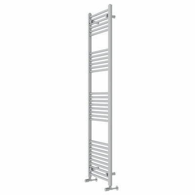 Rinse Modern Bathroom Heated Towel Rail Ladder Radiator 1800x500mm Straight for Bathroom Kitchen Chrome