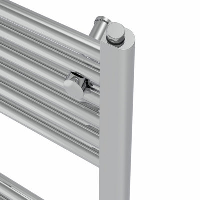 Rinse Modern Bathroom Heated Towel Rail Ladder Radiator 1800x500mm Straight for Bathroom Kitchen Chrome