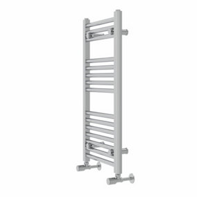Rinse Modern Bathroom Heated Towel Rail Ladder Radiator 800x400mm Straight for Bathroom Kitchen Chrome