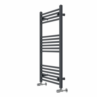 Rinse Straight Bathroom Heated Towel Rail Ladder Radiator Anthracite 1000x600mm