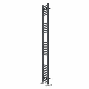 Rinse Straight Bathroom Heated Towel Rail Ladder Radiator Anthracite 1800x300mm