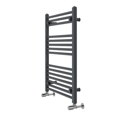 Rinse Straight Bathroom Heated Towel Rail Ladder Radiator Anthracite 800x600mm