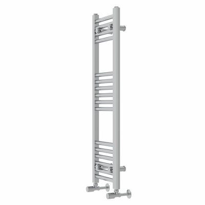 Rinse Straight Bathroom Heated Towel Rail Ladder Radiator Chrome 1000x300mm