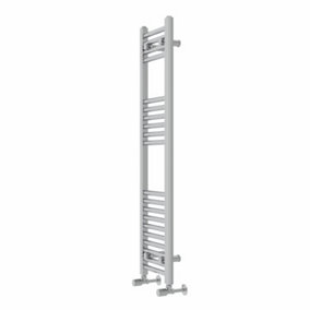 Rinse Straight Bathroom Heated Towel Rail Ladder Radiator Chrome 1200x300mm