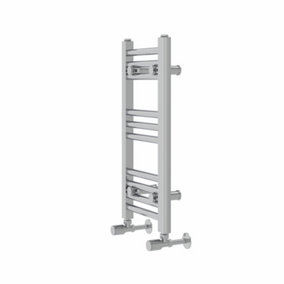 Rinse Straight Bathroom Heated Towel Rail Ladder Radiator Chrome 600x300mm