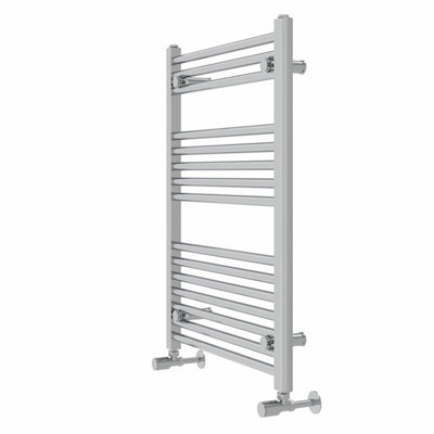 Rinse Straight Bathroom Heated Towel Rail Ladder Radiator Chrome 800x600mm