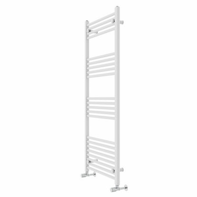 Rinse Straight Bathroom Heated Towel Rail Ladder Radiator White 1400x600mm