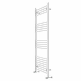 Rinse Straight Bathroom Heated Towel Rail Ladder Radiator White 1400x600mm