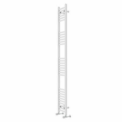 Rinse Straight Bathroom Heated Towel Rail Ladder Radiator White 1800x300mm