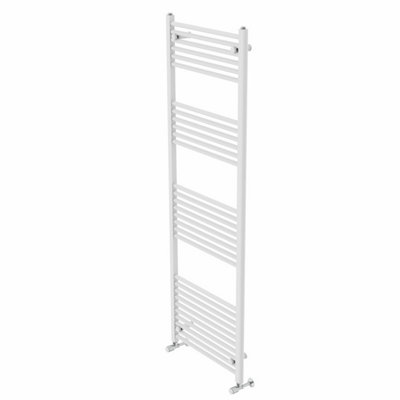 Rinse Straight Bathroom Heated Towel Rail Ladder Radiator White 1800x600mm