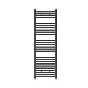 Rinse Straight Heated Towel Rail Radiator Ladder for Bathroom Wall Mounted Anthracite 1500x500mm