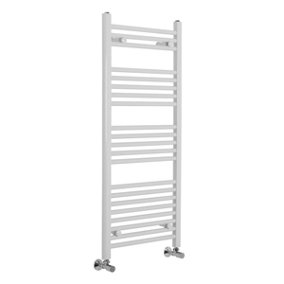 Rinse Straight Heated Towel Rail Radiator Ladder for Bathroom Wall Mounted White 1150x500mm