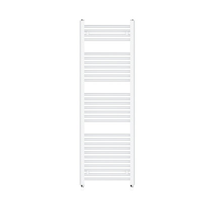 Rinse Straight Heated Towel Rail Radiator Ladder for Bathroom Wall Mounted White 1500x500mm Price Comparisons | Compare The Build