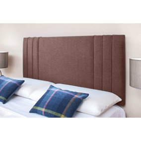 Rio 3 Turin Linen 4ft Small Double 24" Headboard -  Beige