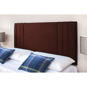 Rio 3 Turin Linen 5ft Kingsize 24" Headboard -  Brown