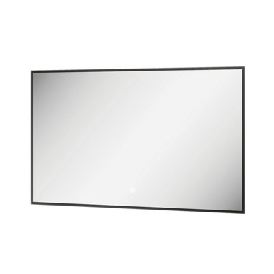 Rio Black Backlit LED Mirror - (W)1000mm