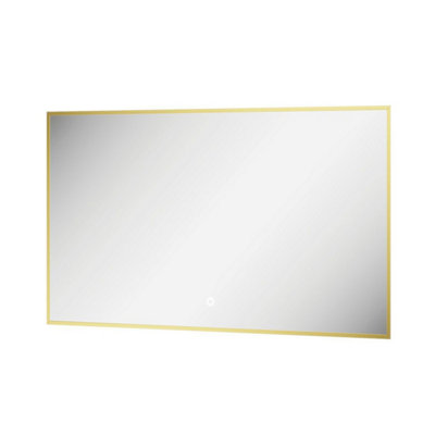 Rio Gold Backlit LED Mirror - (W)1000mm