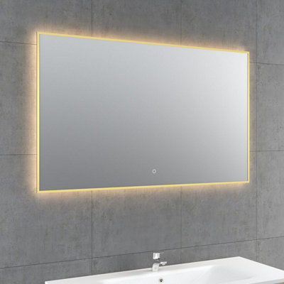 Rio Gold Backlit LED Mirror - (W)1200mm