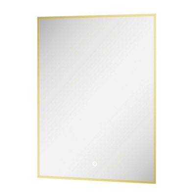 Rio Gold Backlit LED Mirror - (W)450mm