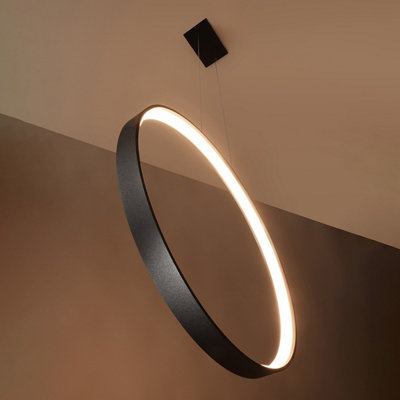 Rio Steel Black 1 Light Classic Pendant Ceiling Light
