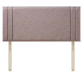 Rio Turin Linen 2ft6 Small Single 20" Headboard -  Beige