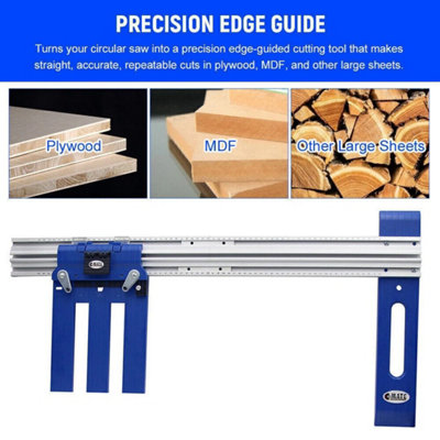 Rip-Cut Circular Saw Guide Precision Edge Guide Power Saw Rip Fence