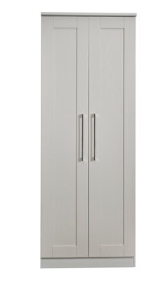 Ripon 2 Door Wardrobe in Grey Ash (Ready Assembled)