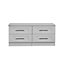 Ripon 4 Drawer Bed Box in Grey Ash (Ready Assembled)