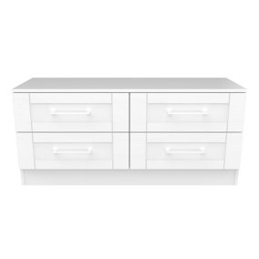 Ripon 4 Drawer Bed Box in White Ash (Ready Assembled)