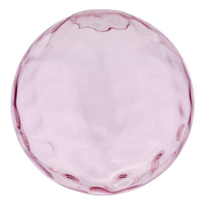 Ripple Easy Fit Pendant Pink Glass