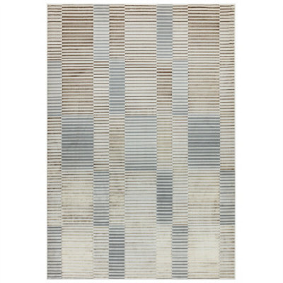 Ripple Stiped Geometric Abstract Modern Rug for Living Room Bedroom and Dining Room-120cm X 170cm